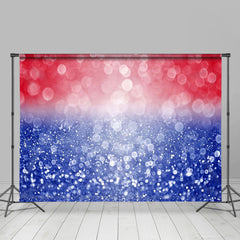 Toile de fond pour photographie abstraite patriotique rouge blanc et bleu