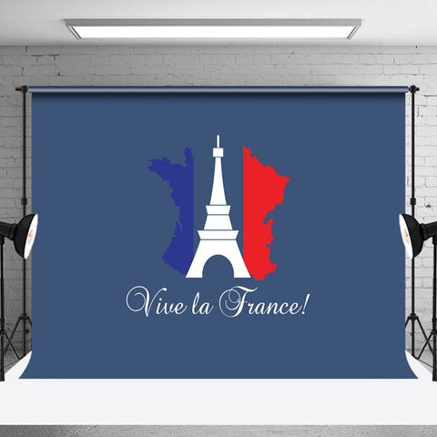 Vive la France Toile de fond du 14 juillet