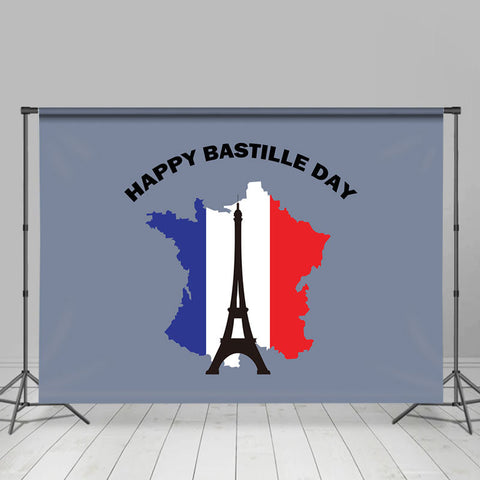 Toile De Fond De Fête Joyeux Bastille Day France