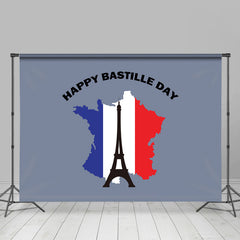Toile De Fond De Fête Joyeux Bastille Day France