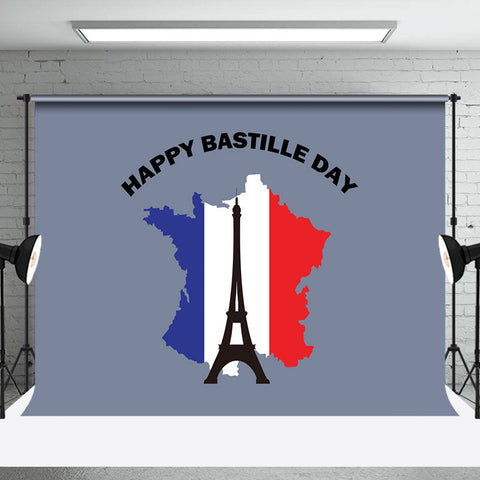 Toile De Fond De Fête Joyeux Bastille Day France