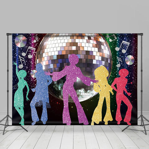 Toile de fond musique danse faire la fête disco Danseur