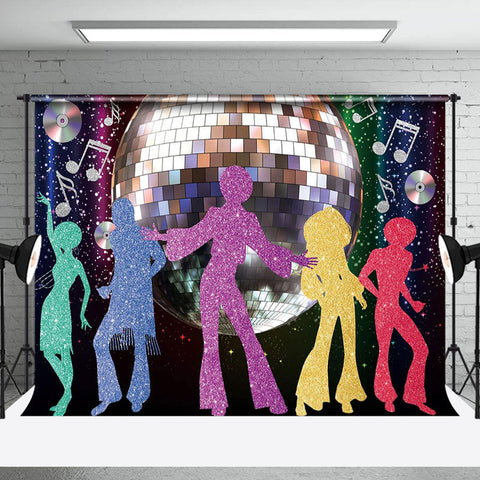 Toile de fond musique danse faire la fête disco Danseur