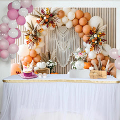 Lofaris Toile de fond automnale avec citrouilles et ballons, arriere-plan rustique pour decoration de studio photo