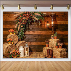Lofaris Toile de fond de photographie rustique avec mur en bois, arrière-plan western pour studio photo et événement
