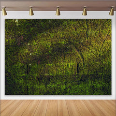 Lofaris Toile de fond de photographie texture mousse verte et naturelle, arrière-plan rustique pour studio photo et portrait