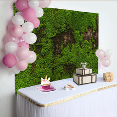 Lofaris Toile de fond de photographie mousse verte texture naturelle, véritable arrière-plan organique pour studio photo