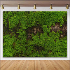 Lofaris Toile de fond de photographie mousse verte texture naturelle, véritable arrière-plan organique pour studio photo
