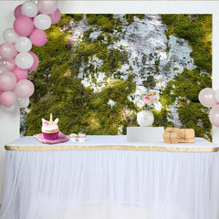 Lofaris Toile de fond de photographie mousse verte et texture naturelle, arrière-plan organique pour studio photo professionnel