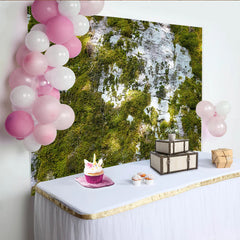 Lofaris Toile de fond de photographie mousse verte et texture naturelle, arrière-plan organique pour studio photo professionnel