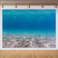 Lofaris Toile de fond de photographie sous-marine avec reflets de lumière, arrière-plan océanique pour studio photo et portrait