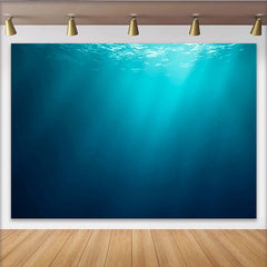Lofaris Toile de fond de photographie sous-marine profonde et lumineuse, arrière-plan océanique abstrait pour studio photo et portrait