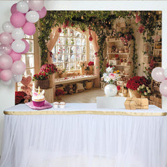 Lofaris Toile de fond romantique pour la Saint-Valentin avec roses rouges et cœurs, élégant décor de fête pour studio photo