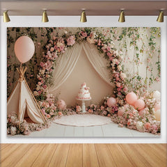 Lofaris Toile de fond de photographie florale avec texture bois rustique, magnifique arrière-plan vintage pour studio photo