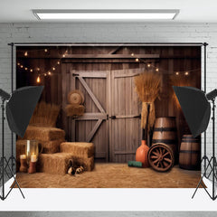 Cake Smash Cow-boy Foins Bois Grange Porte Photo Stand Toile de fond