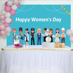 Lofaris Décor de photographie Journée de la femme, illustration de femmes professionnelles