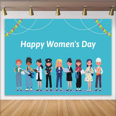 Lofaris Décor de photographie Journée de la femme, illustration de femmes professionnelles