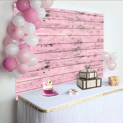 Lofaris Fond Texture Bois Rose Clair Vieilli, Style Shabby Chic Rustique