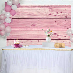Lofaris Fond Planches de Bois Rose, Texture Bois Vibrante avec Détails de Vis