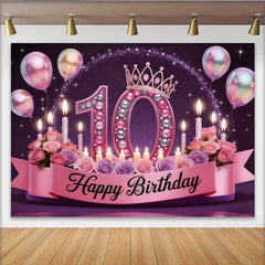 Lofaris Fond 10e Anniversaire Rose de Luxe, Couronne Bijou et Roses Princesses