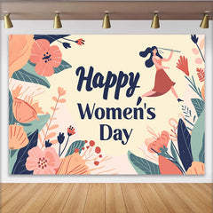 Lofaris Toile de Fond Fleurs de la Journée de la Femme, Décor de Fête Célébration Internationale