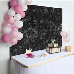 Lofaris Toile de fond texture pierre gris foncé, Fond photographique grunge abstrait noir, Accessoire de studio portrait sombre