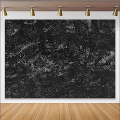 Lofaris Toile de fond texture pierre gris foncé, Fond photographique grunge abstrait noir, Accessoire de studio portrait sombre