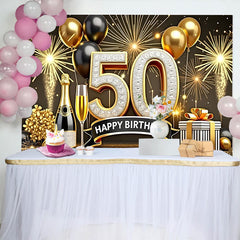 Lofaris Fond Photo Anniversaire Bohème Arche Ballons Rose Poudré Herbe Pampa