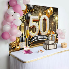 Lofaris Fond Photo Anniversaire Bohème Arche Ballons Rose Poudré Herbe Pampa
