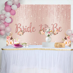 Lofaris Fond Enterrement de Vie de Jeune Fille Bride to Be Rose Florale