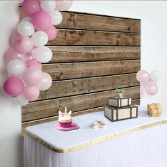 Lofaris Toile de fond en bois rustique, fond photo pour portrait en studio, aspect naturel et chaleureux