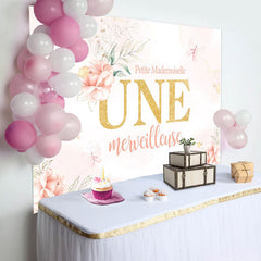 Petit manquer onéreux anniversaire faire la fête toile de fond pour fille