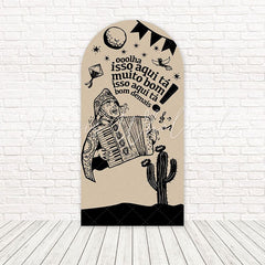 Toile de fond pour arche spectacle musique festival juin accordéon pour culture folk