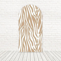 Toile de fond pour arche safari audacieux imprimé zèbre animal pour thème aventure sauvage