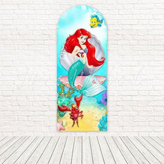 Toile de fond pour arche lueur princesse sirène Ariel Disney pour fête océan