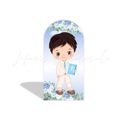 Toile de fond pour arche fête anniversaire baptême