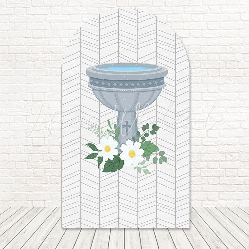 Toile de fond pour arche symbole Saint Graal baptême pour bénédiction sacrée
