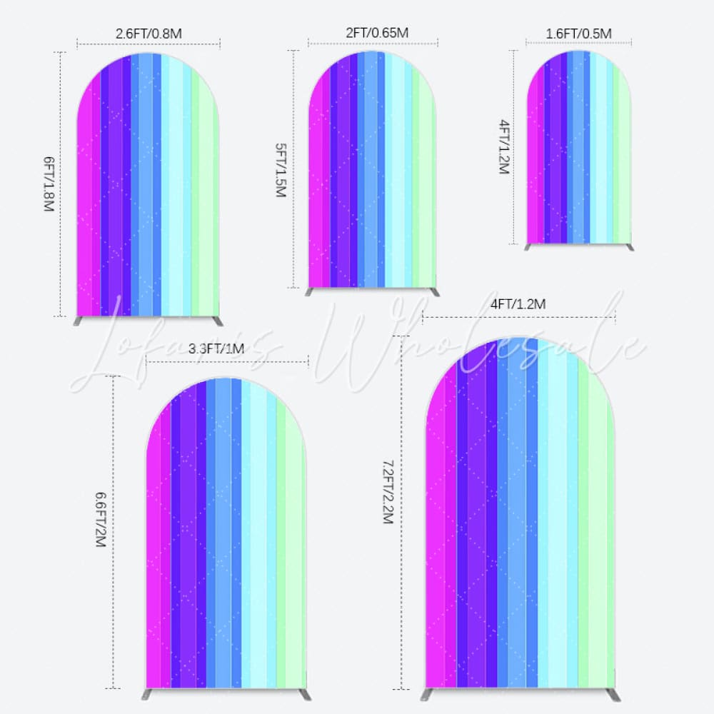 Toile de fond pour arche couleurs ABC bleu pour thème fête école