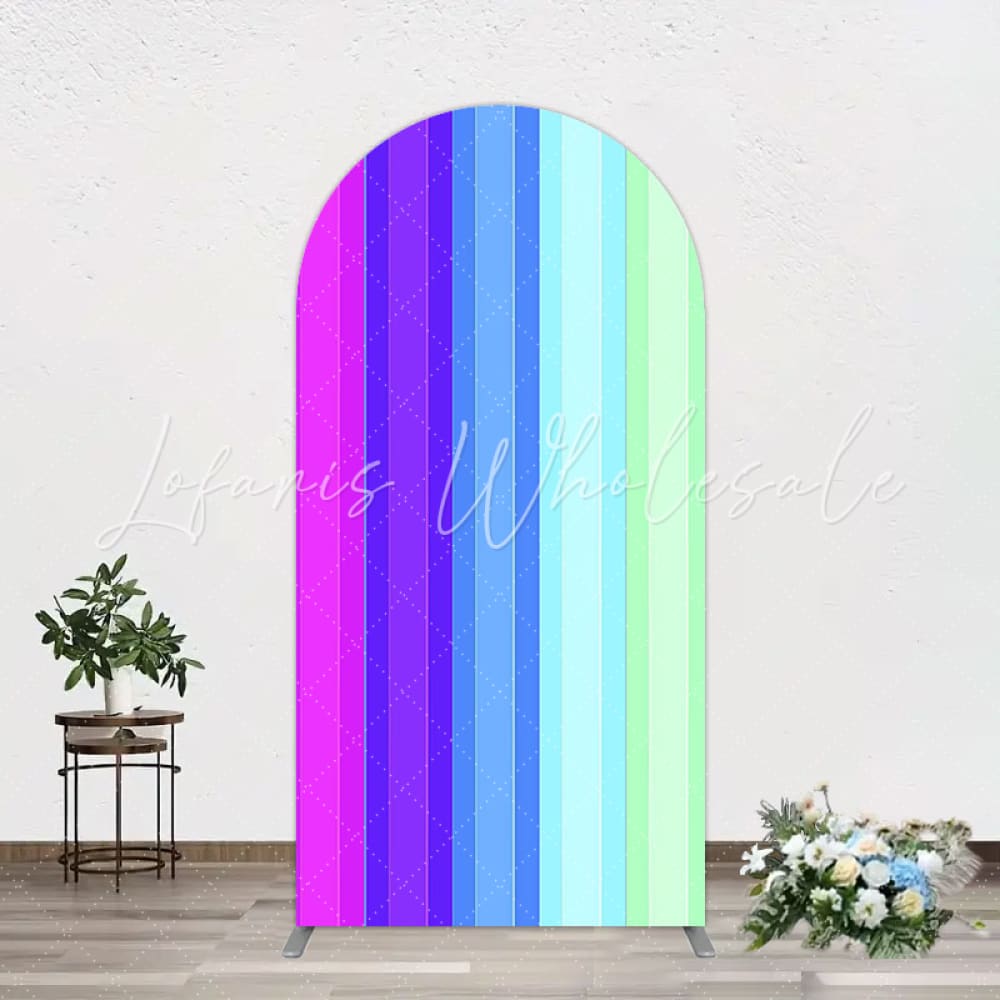 Toile de fond pour arche couleurs ABC bleu pour thème fête école