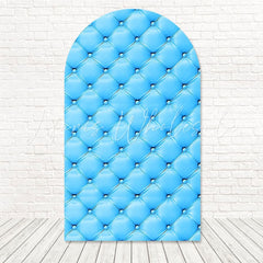Toile de fond pour arche thème couronne royale bleue pour célébration élégante