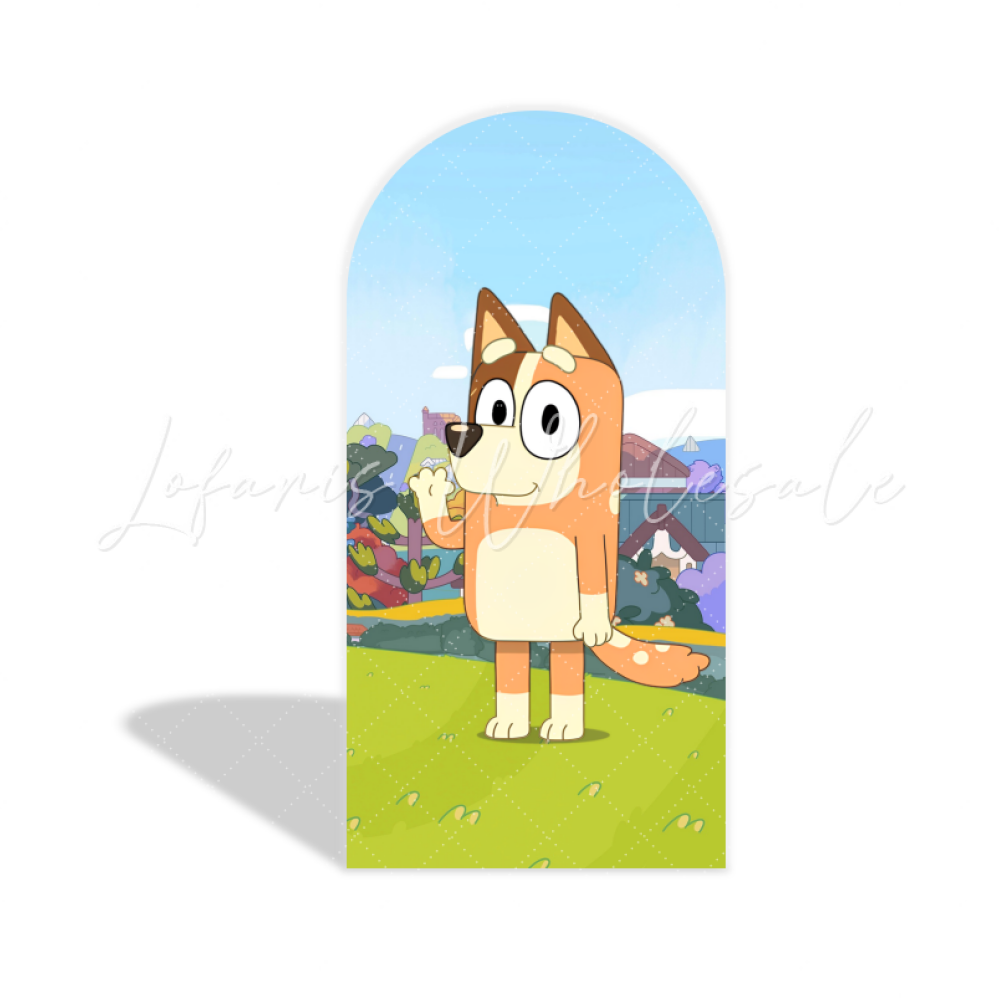 Housse pour arche Joyeux Anniversaire Bluey