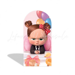 Housse pour arche thème Baby Boss pour fête anniversaire