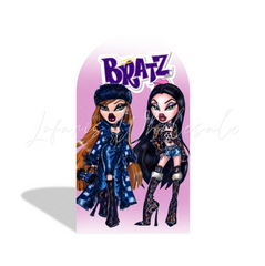 Toile de fond pour arche Joyeux Anniversaire Bratz