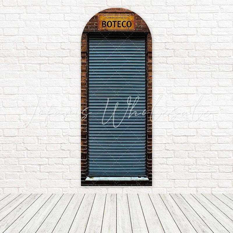 Toile de fond pour arche scène boisson rustique Pub Boteco Brésil pour thème local
