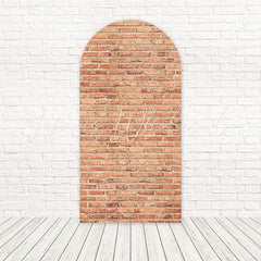 Toile de fond pour arche industriel mur briques pour thèmes fête rustique