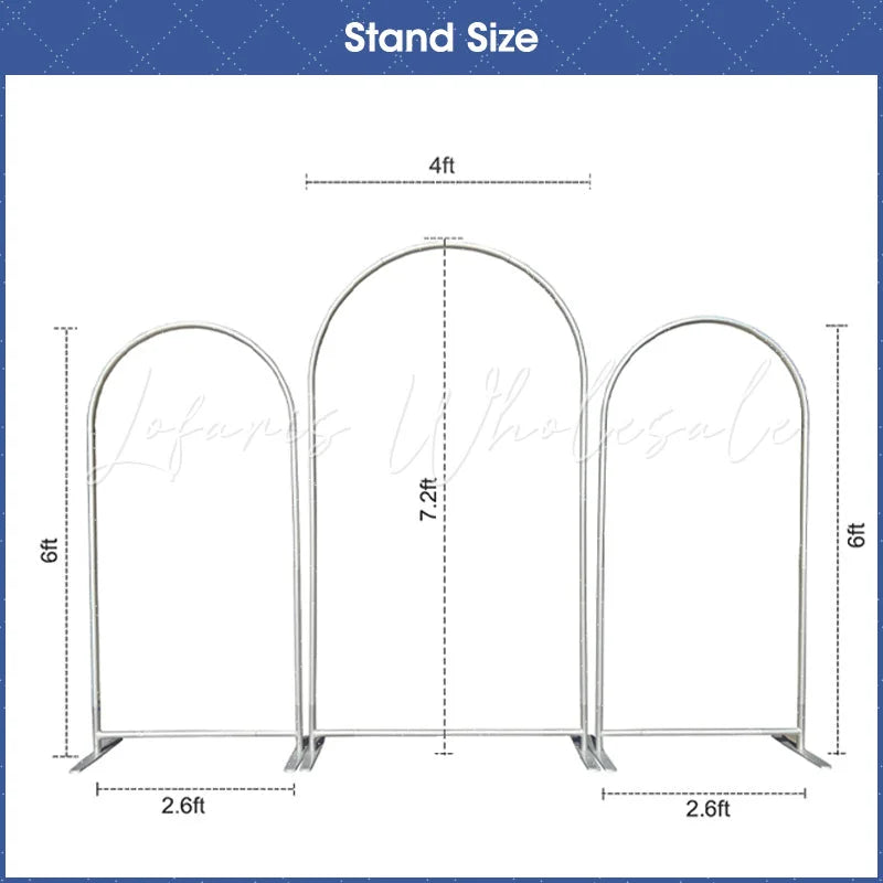 Kit toile de fond pour arche Joyeux 5e Anniversaire bleu mer personnage dessin animé