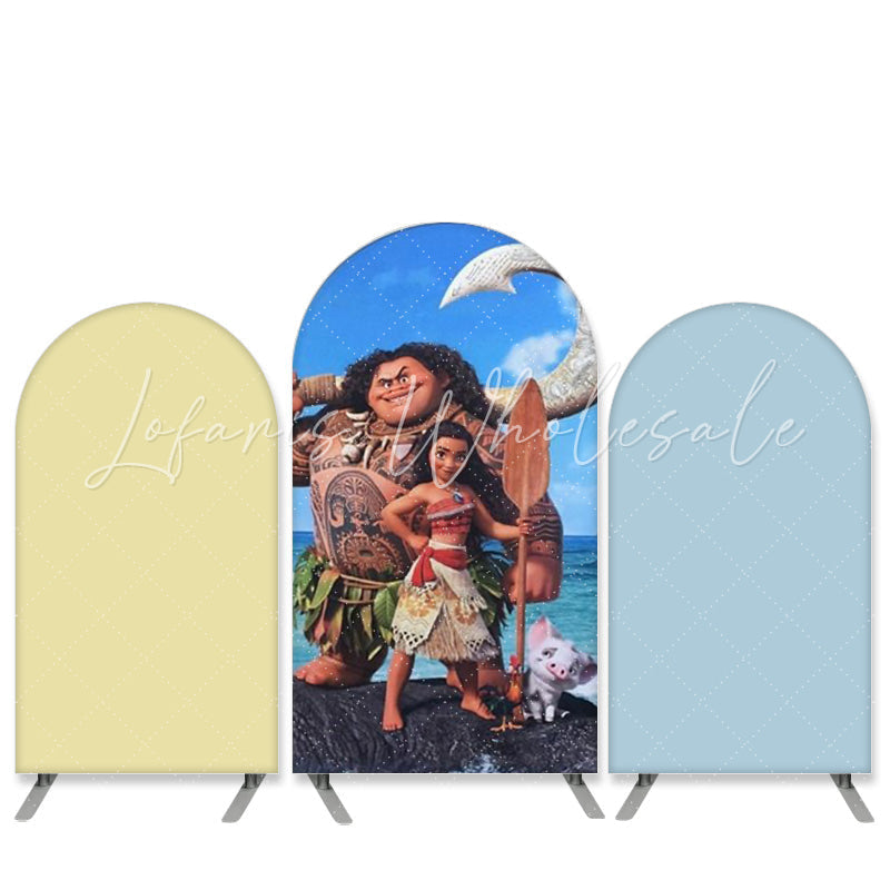 Kit toile de fond pour arche fête anniversaire thème personnage film dessin animé