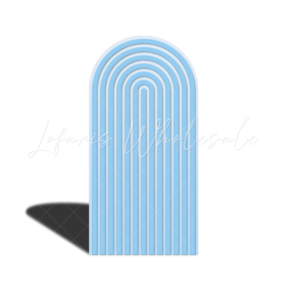 Toile de fond pour arche fête anniversaire Baby Shower ondulation Chiara