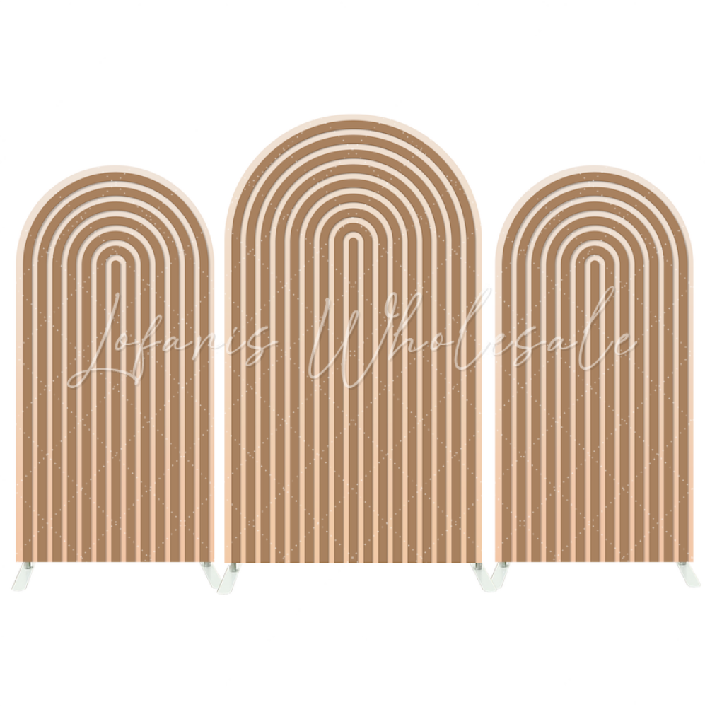 Toile de fond pour arche fête anniversaire Baby Shower ondulation Chiara