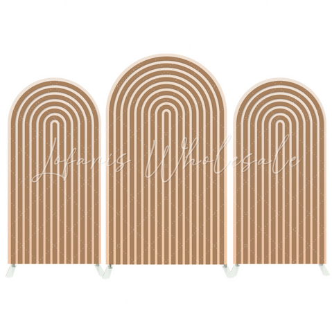 Toile de fond pour arche fête anniversaire Baby Shower ondulation Chiara